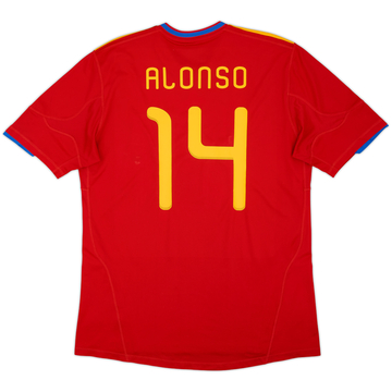 2009-10 Spain Maillot Domicile Alonso #14 - 7/10 - (XL)