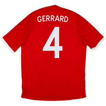 2010-11 England Maillot extérieur Gerrard #4 - 8/10 - (L)