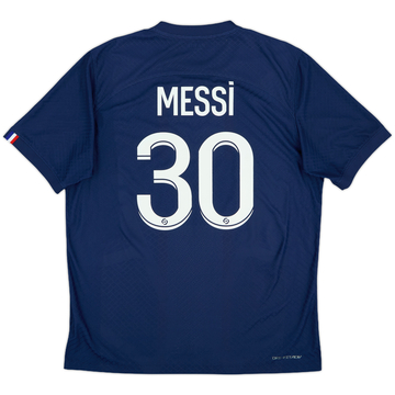 2022-23 Paris Saint-Germain Maillot Domicile Authentique Messi #30 - 9/10 - (L)