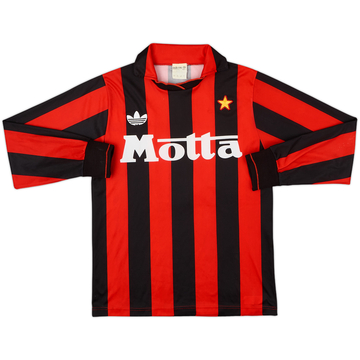 1992-93 AC Milan Maillot Domicile L/S #9 - 6/10 - (XS)