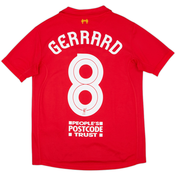 2012-13 Liverpool Maillot domicile Gerrard #8 - 8/10 - (S)