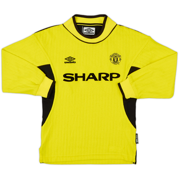 1999-00 Manchester United Maillot GK - 8/10 - (M.Boys)