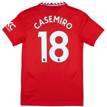 2022-23 Manchester United Maillot Domicile Casemiro #18 - 10/10 - (S)