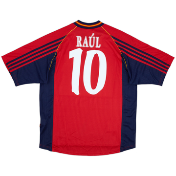 1998-99 Espagne Maillot Domicile Raul #10 (L)
