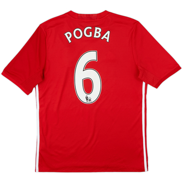 2016-17 Manchester United Maillot domicile Pogba #6 - 5/10 - (XL.Boys)