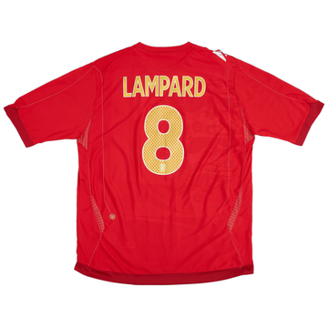 2006-08 England Maillot extérieur Lampard #8 - 7/10 - (XL)