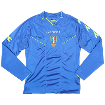 2013-14 Italy Diadora Maillot Arbitre L/S - 9/10 - (XS)