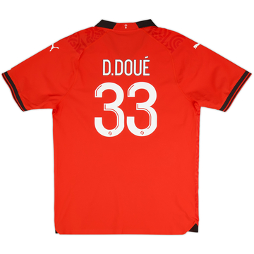 2023-24 Stade Rennais Maillot domicile authentique Doue #33