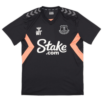 2020-21 Everton Édition Staff Hummel Maillot d'entraînement WF - 9/10 - (M)