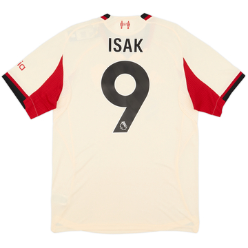 2025-26 Liverpool Maillot extérieur authentique Isak #9