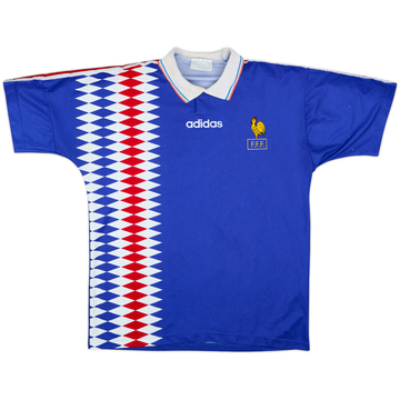 1994-96 France Maillot Domicile #10 - 7/10 - (L)