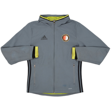 2015-16 Feyenoord adidas Veste de survêtement à capuche - 5/10 - (S)