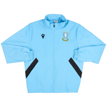 2021-22 Sheffield Wednesday Macron Veste de pluie à capuche - 9/10 - (S)