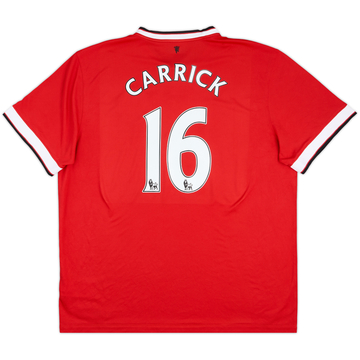 2014-15 Manchester United Maillot Domicile Carrick #16 - 6/10 - (S)
