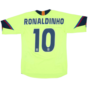 2005-06 Maillot extérieur Barcelona Ronaldinho #10 - 8/10 - (S)