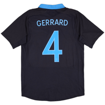 2011-12 England Maillot extérieur Gerrard #4