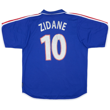 2000-02 Maillot domicile France Zidane #10 - 5/10 - (M)