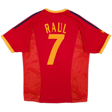 2002-04 Spain Maillot Domicile Raul #7 - 6/10 - (L)