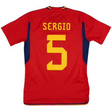 2022-23 Spain Maillot domicile Sergio #5 - 10/10 - (S)