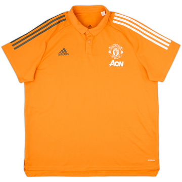 2020-21 Manchester United adidas Polo - 9/10 - (XXL)