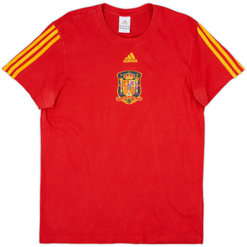 2010-11 Spain adidas T-shirt en coton - 9/10 - (M)