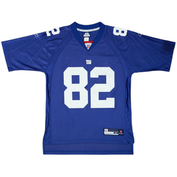 2008 New York Giants Manningham #82 Reebok On Field Maillot domicile - 9/10 - (M)