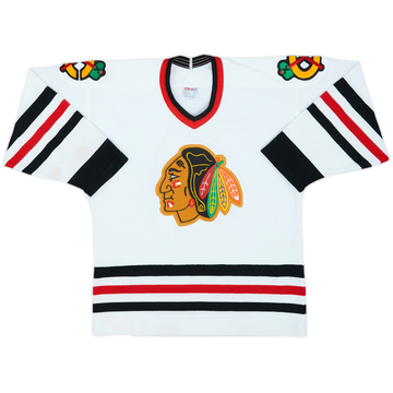 1995-98 Chicago Blackhawks CCM Maillot domicile signé - 9/10 - (XL.Boys)