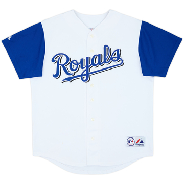 2003-05 Kansas City Royals Majestic Maillot Domicile - 7/10 - (L)