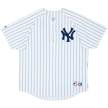 2004-08 New York Yankees Jeter #2 Majestic Maillot domicile - 6/10 - (XL)
