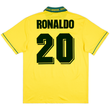 1994 Brazil Maillot Domicile Ronaldo #20 - 9/10 - (L)
