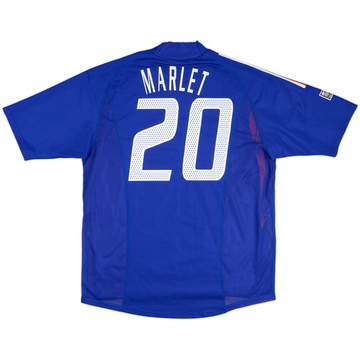 2003 France Maillot de dotation Coupe des Confédérations Domicile Marlet n°20