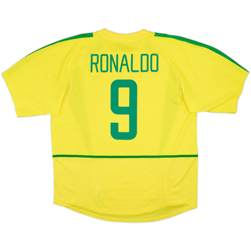 2002-04 Brésil Maillot domicile Ronaldo #9 (XL)