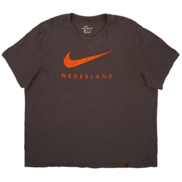2020-21 Netherlands Nike T-shirt en coton - 8/10 - (XXL)