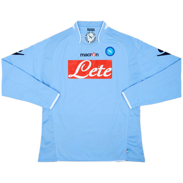2009-10 Napoli Maillot Domicile Junior Version Match L/S #17