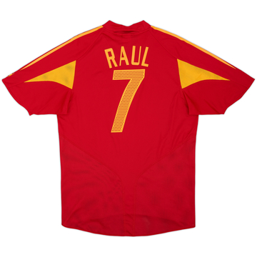 2004-06 Spain Maillot Domicile Raul #7 - 8/10 - (L)