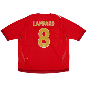2006-08 England Maillot Extérieur Lampard #8 - 9/10 - (3XL)