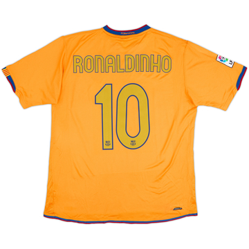 2006-08 Barcelona Maillot extérieur Ronaldinho #10 - 7/10 - (L)