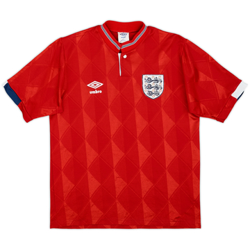 1988-89 England Maillot extérieur - 8/10 - (S)