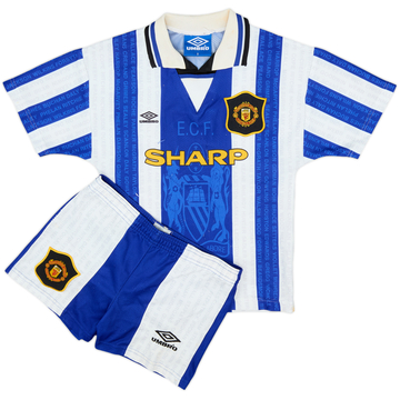 1994-96 Manchester United Troisième Kit Complet - 7/10 - (S.Boys)