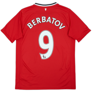 2011-12 Manchester United Maillot Domicile Berbatov #9 - 8/10 - (XL.Boys)