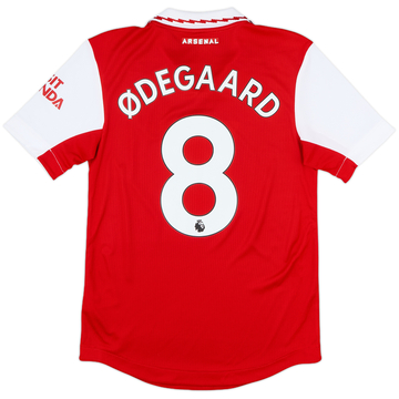 2022-23 Arsenal Maillot Domicile Authentique Odegaard #8 - 10/10 - (XS)