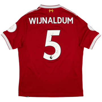 2017-18 Liverpool Maillot Domicile 125 Ans Wijnaldum #5 - 4/10 - (S)