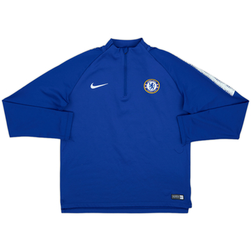 2018-19 Chelsea Nike Sweat 1/4 zip - 9/10 - (XL.Boys)