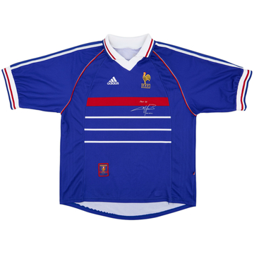1998-00 France 'Pour Toi Fabien Barthez' Maillot domicile - 8/10 - (XL)