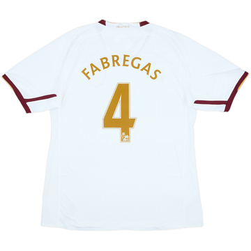 2007-08 Arsenal Maillot extérieur version joueur Fabregas #4 (XL)