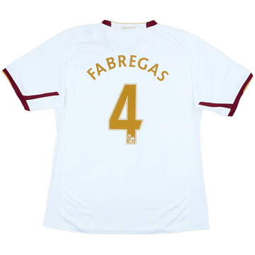 2007-08 Arsenal Maillot extérieur version joueur Fabregas #4 (XL)