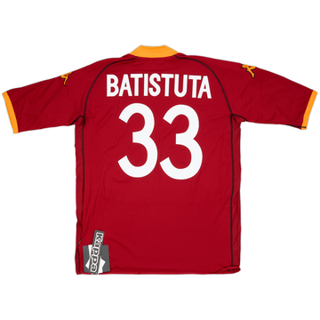 2002-03 Roma Maillot Domicile Batistuta #33 (3XL)
