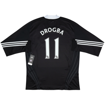 2008-09 Chelsea Maillot Extérieur ML Version Joueur Drogba #11 (XL)
