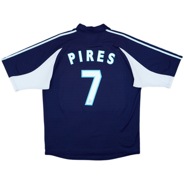 1999-00 Olympique Marseille Maillot extérieur Pires #7 - 8/10 - (L)