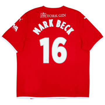 2021-22 York City Maillot Domicile Mark Beck #16 - 9/10 - (XXL)